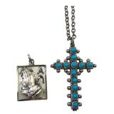 Hayward Sterling Serenity Pendant & Silver Cross