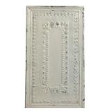 Distressed White Faux Tin Wall Panel 9x16