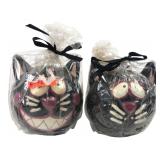 Pair of Publix Black Cat Candles