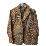 Agapo Woven Tapestry Jacket Size XL