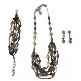 Brighton Mixed Metal Multi-Strand Jewelry Set