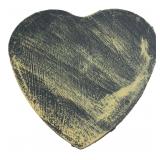 Distressed Painted Heart Decorative cement Block
