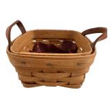 Longaberger Handwoven Basket 5x5"