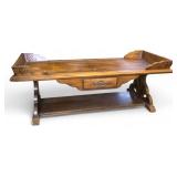 Early American Style Wooden Coffee Table