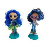 Pair of Disney Doorables Adoorbs Dolls