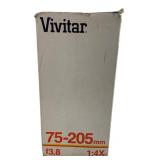 Vivitar 75-205mm f3.8 Macro Zoom Lens Olympus OM