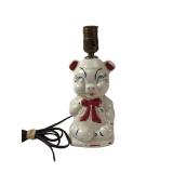 Hand-Painted Ceramic Pig Table Lamp