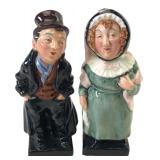 Royal Doulton Artful Dodger & Mrs Bardell 4.25 H