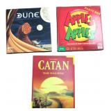 Lot of 3 Board Games Catan, Dune, Apples