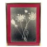Signed Botanical Silhouette Art 11x14