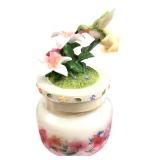 Avon 2002 Hummingbird Collectible Candle Jar