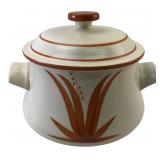VTG Stoneware Designs West Floral Motif Crockpot