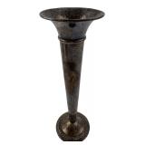 F.B. Rogers Sterling Silver Weighted Trumpet Vase