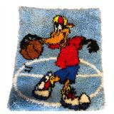 Looney Tunes Daffy Duck Latch Hook Rug
