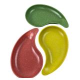 West Bend Speckled Melamine Teardrop Dishes