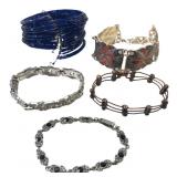 Assorted Costume Jewelry Bracelet Lot of 5