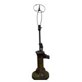 Cast Iron Water Pump Table Lamp