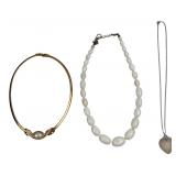 Monet Gold-Tone Collar & Assorted Necklaces