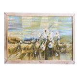 Turner Mfg. Co. Floral Oil Serigraph