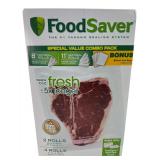 FoodSaver Heat-Seal Rolls & Bags Combo Pack