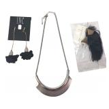 INC & Influence Earrings & Silver-Tone Necklace