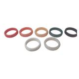 ThunderFit Size 8 Silicone Rings Set of 7