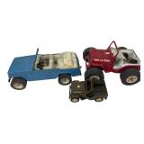 Tonka Pressed Steel Jeeps & Dune Buggy Lot