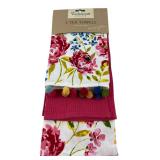 Cooksmart Floral Romance Cotton Tea Towels