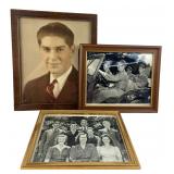 Three Framed Vintage Photographs
