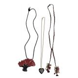 1/20 12K GF Heart Necklace & Fashion Jewelry Lot