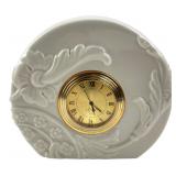 Lenox Grande Minuet Porcelain Quartz Desk Clock