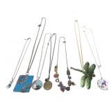 Whimsical Necklace Pendant Lot of 7