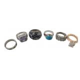Coach Enamel Dome & Assorted Fashion Rings