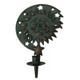 PartyLite Celestial Sun Moon Metal Wall Sconce
