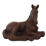 Red Mill Mfg Resin Resting Horse Figurine