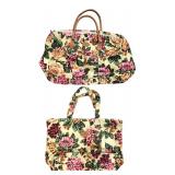 Gitano Floral Tapestry Duffel & Tote Bag Set
