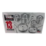 Tools of the Trade 13-Pc Stainless Cookware Set