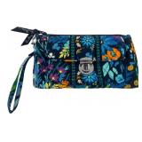 Vera Bradley Quilted Floral Turn Lock Wristlet