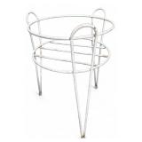 Vintage White Wire Hairpin Plant Stand