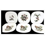 6 Alfred Meakin Audubon Bird Plates