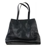 Patricia Nash Black Leather Tote Bag