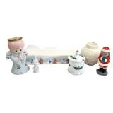 Mixed Lot of Holiday Ceramic Decor