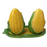 Ceramic Corn on the Cob Salt & Pepper Shakers
