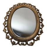 Syroco Inc. Ornate Gold Oval Wall Mirror