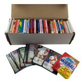 Box Lot of Baseball & Football Cards & Packs