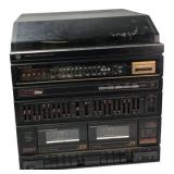 GE Compact Stereo System & Mixed Speakers