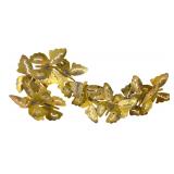 Brass Butterfly Metal Wall Sculpture 24"