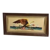 Hedgerow Pictures Framed Patriotic Eagle Print