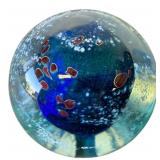 SGS Signed Art Glass Paperweight