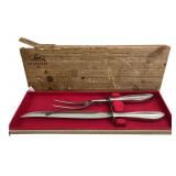 Lyon Stainless Steel Carving Set in Box
